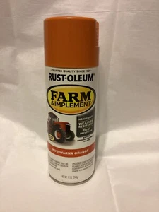 Heavy Duty Weather Resistant Rust-Oleum Husqvarna Orange Spray Paint - Picture 1 of 4