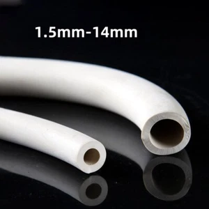 Tubo de manguera de aspiradora de goma tubo de aspiradora blanco ID manguera de laboratorio de 1,5 mm-14 mm - Imagen 1 de 7