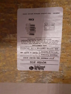 John Lewis - Louis De Poortere Streaks Sea Bright Sunny Rug - L180x W120 cm - Image 1 of 3