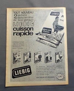 PUB PUBLICITE ANCIENNE ADVERT CLIPPING 050717 POTAGE SOUPE LIEBIG CUISSON RAPIDE - Imagen 1 de 1