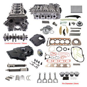 For Audi A4 Q5 CAE CDN Engine Block & Cylinder Head & Timing Chain Kit & Cover