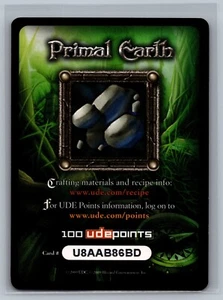 World of Warcraft TCG 2009 Primal Earth 100 UDE Points WOW CCG Expired Code - Picture 1 of 2