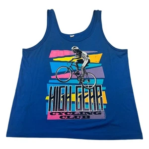 Vtg 80s T Shirt Mens Large Cycling Bike Surf Beach Wave Rare Single Stitch USA - Picture 1 of 11