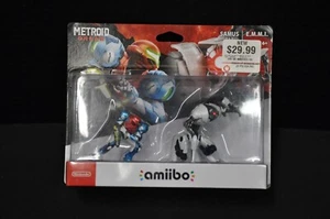 NIB Nintendo amiibo Metroid Dread: Samus & E.M.M.I. Figures (2 Pack Set) - Picture 1 of 3