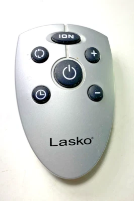 LASKO  Ion Fan 6 Button Remote Control Silver SQUARE DEAL REPLACEMENT - Image 1 of 3