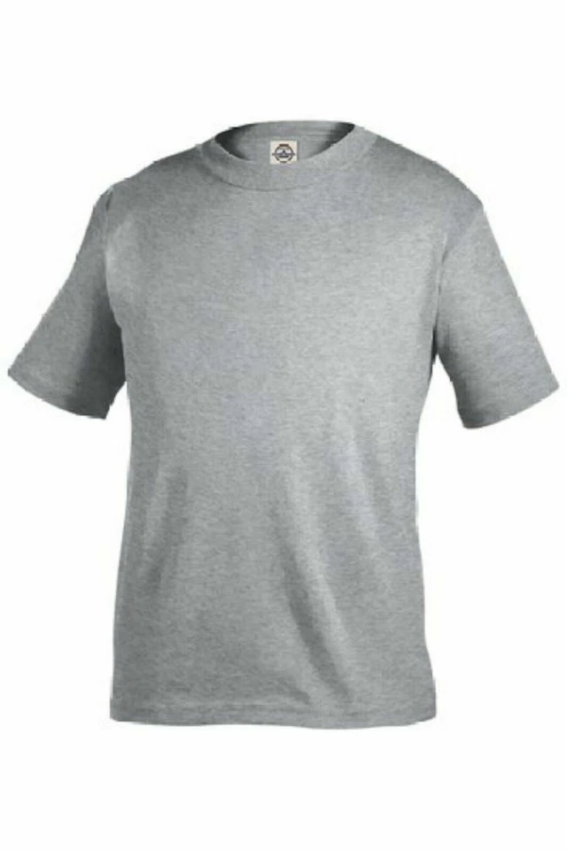 NUEVA CAMISETA Delta Apparel Blank GRIS Magnum Weight Juvenil Manga Corta S/M Unisex Foto 1 de 1