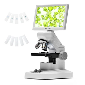 TOMLOV DM301 Max 1200X Wireless Biological Digital Cell Microscope 7“ Screen - Picture 1 of 10