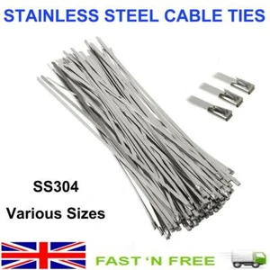 CABLE DE ACERO INOXIDABLE CORBATA METAL CREMALLERA TUBO DE ESCAPE CALOR PAQUETE ENVOLVENTE INTERIOR/EXTERIOR - Imagen 1 de 4
