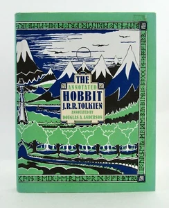 THE ANNOTATED HOBBIT by J.R.R. Tolkien & Douglas Anderson 1988 1st HBDJ VGC - Imagen 1 de 7