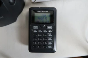 Plantronics CT14 Black Cordless Headband Headset Phone Parts Only Untested - Zdjęcie 1 z 15