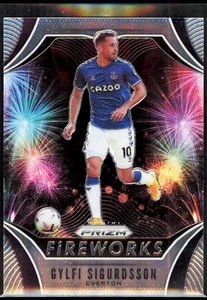 2020-21 Panini Prizm Premier League #8 Gylfi Sigurdsson Fireworks Everton - Foto 1 di 2