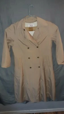 VTG Orvis Rain Jacket trenchcoat Women's size 12 100% Nylon Khaki vented vintage - Image 1 of 4