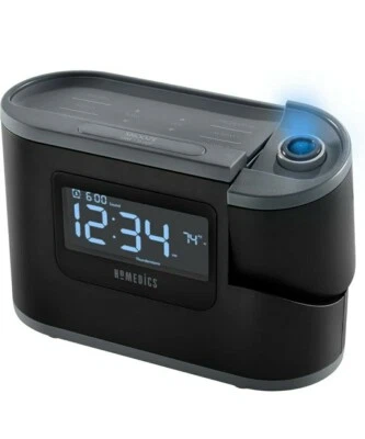 HoMedics Soundspa, Recharged-Projection Alarm Clock-8 relaxations sounds. - Image 1 of 4