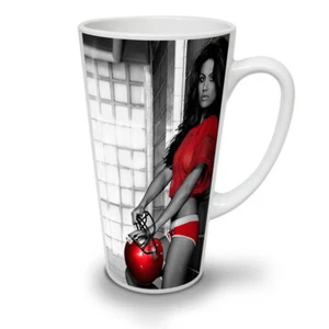 Taza con leche de fútbol americano Wellcoda Sexy Cheerleader 12/17 oz - Imagen 1 de 15