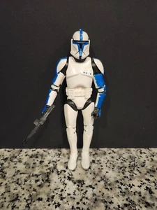 Clone Trooper Lieutenant Black Series 6" STAR WARS LOOSE Near Complete - Picture 1 of 2