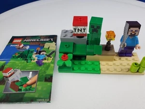 LEGO Minecraft: Steve and Creeper Set (30393) 100% Complete With Instructions - Picture 1 of 4