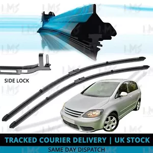 For VW Golf Plus 2005-2009 Front Windscreen 28" 28" Flat Aero Wiper Blades Set - Picture 1 of 8
