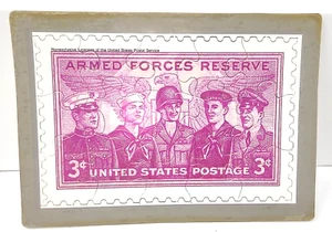 Commemorative Puzzle Series Armed Forces Reserve Postcard Unposted - Picture 1 of 4