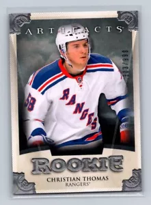 2013-14 Upper Deck Artifacts #159 Christian Thomas SN,RC New York Rangers - Picture 1 of 2