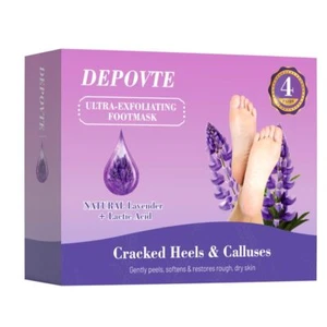 4 Pack Foot Peeling Mask,Exfoliating Peel Mask for Dry Cracked purple - Picture 1 of 7
