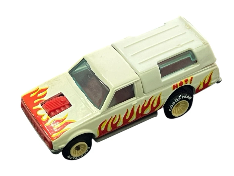 РЕДКИЕ винтажные белые ступицы для грузовика Hot Wheels Real Riders 1979 Dodge D-50 Flames - Изображение 1 из 4