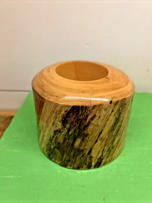 Candelabro de madera original Aspen Colorado hecho a mano en EE. UU. Foto 1 de 4