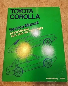 Toyota Corolla 1975 1976 1977 1978 1979 manual de servicio - Bentley Publishing - Imagen 1 de 3