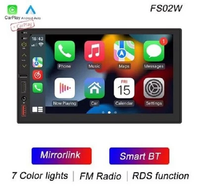 Autoradio BQCC FS02W 7"  Android 2 DIN - Immagine 1 di 4