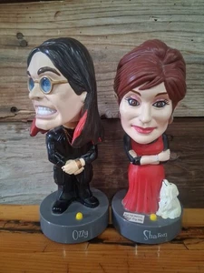 2002 Joks Ozzy Osbourne Sharon Bobble Head Talking Bobber Tested Working - Picture 1 of 2