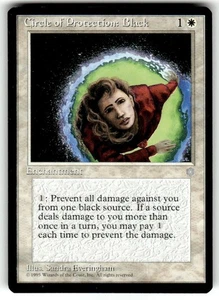 Circle of Protection: Black Ice Age Regular MTG Magic NM - Picture 1 of 2