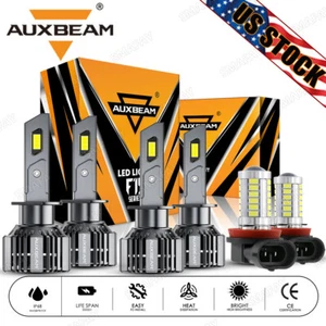 For 2006 2007 2008 Mazda 6 AUXBEAM Canbus LED Headlight High/Low+Fog Light 6000K - Bild 1 von 12