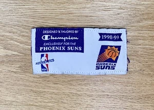 Camiseta deportiva vintage 1998 emitida por el equipo de los Suns usada en juegos etiqueta deportiva barkley nash kidd booker - Imagen 1 de 1