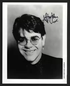 ELTON JOHN Rocket Man signed Autogramm Foto 8 x 10 - JSA nicht PSA - Bild 1 von 3