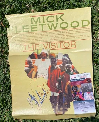 MICK FLEETWOOD SIGNED/AUTOGRAPHED 11X14 MAGAZINE PAGE WITH JSA COA Cover