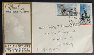 (NZL-226) NEW ZEALAND 1970 FDC Health Glenelg Health Camp pmk with SG 940, 941 - Picture 1 of 2