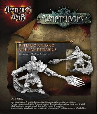 Аватары войны империи Athlean retiarius aow83 фантазии 28 мм гладиатор - Изображение 1 из 3