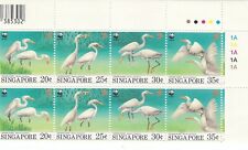 SINGAPORE, 1993, "WWF - BIRDS" BLOCK OF 3 STAMP SET MINT NH FRESH GOOD CONDITION
