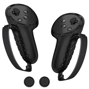 Controller Grip Cover for Quest 3 Accessories Silicone Grips Strap Cover - Picture 1 of 8