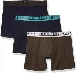 Hugo Boss BOSS Herren 3er-Pack Boxershorts lang Größe wählen NEU - Bild 1 von 1
