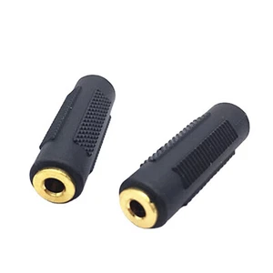 3.5mm Stereo Audio Female Adapter Connectors Gold Plating Resists Corrosion - Picture 1 of 12