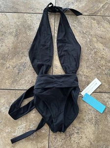 Beach Bunny Women's Reese Tie Front Skimp 1 PC Size Small - Picture 1 of 7