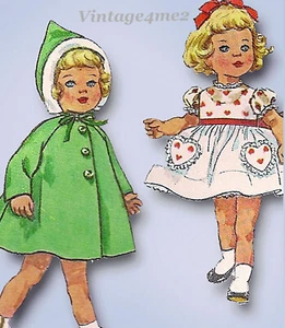 1960s Vintage Simplicity Sewing Pattern 4652 20inch Chatty Cathy Doll Clothes - Picture 1 of 4