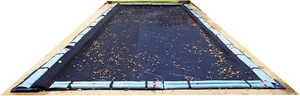 16-Ft X 24-Ft Rectangular Leaf Net in Ground Pool Cover - Picture 1 of 12