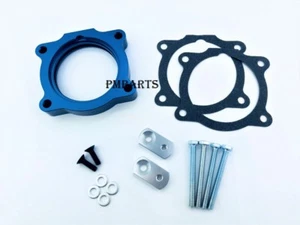 Espaciador de carrocería del acelerador Billet azul para 07-13 Chevrolet Silverado GMC Sierra 4,3 L - Imagen 1 de 2