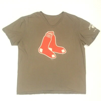 Camiseta para hombre Boston Red Sox Jim Beam talla XL* marrón manga corta cuello en V 2018 Foto 1 de 4