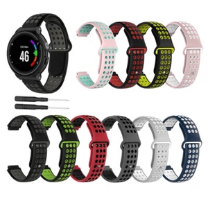 Correa deportiva para reloj Garmin Forerunner 220 230 235 620 630 correa de silicona - Imagen 1 de 18