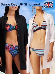 Camicia copricostume da spiaggia Moontide abito caftano tunica top abito da spiaggia costume da bagno - Foto 1 di 7