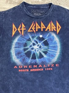 Def Leppard Adrenalize North America 1992 Live Nation Graphic T-Shirt Kids XL - Picture 1 of 6
