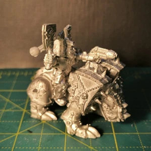 Warhammer 40k - Khorne Lord on Juggernaut - Chaos Space Marines - OOP Metal - Imagen 1 de 6
