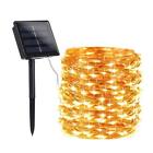 100 LED 12m Solar Copper Wire Lamp Decorative String Light (Four Colors)